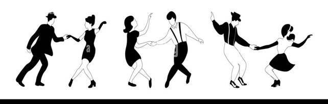 The charleston dance Foto e Immagini Stock in Bianco e Nero - Alamy